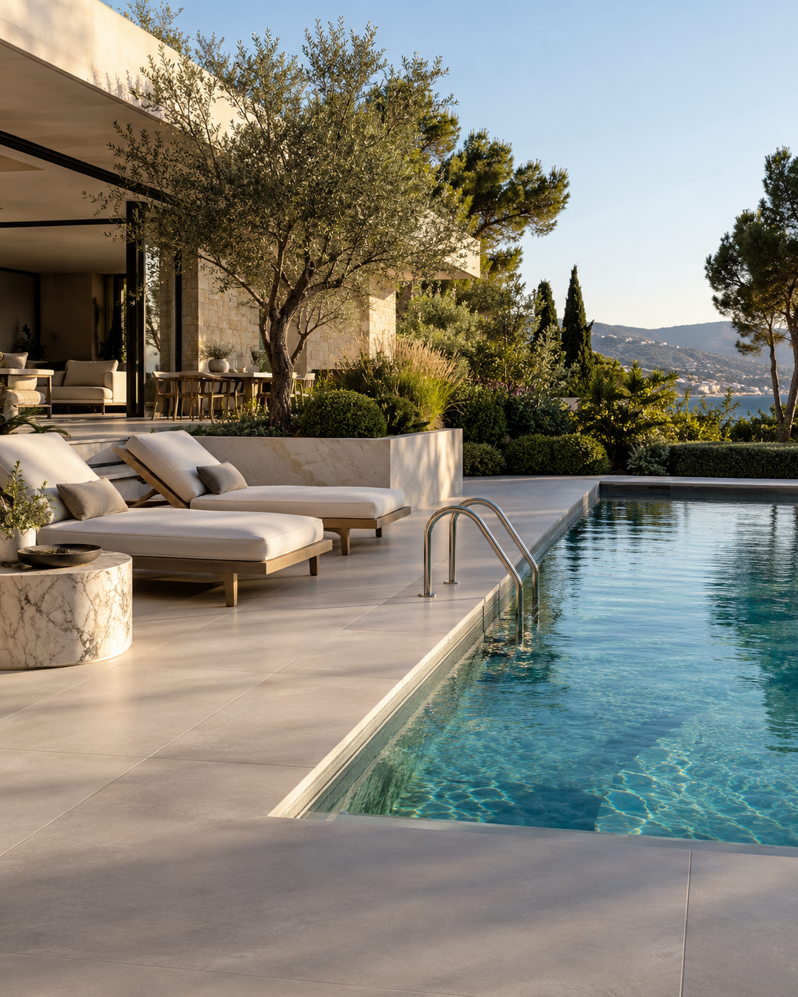 Vivienda de nueva construcción con piscina y vistas